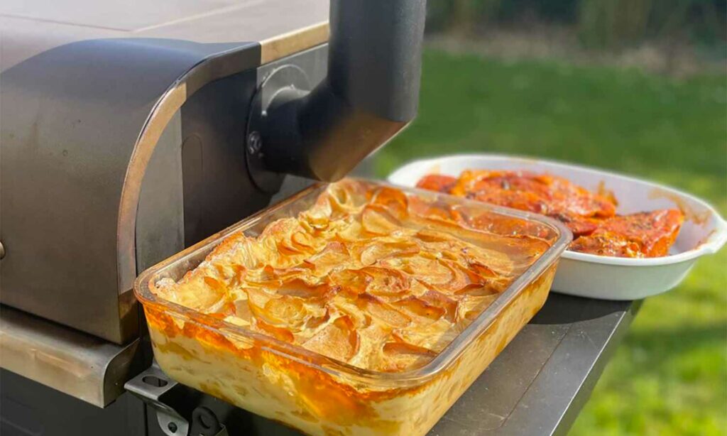 gratin dauphinois barbecue pellet