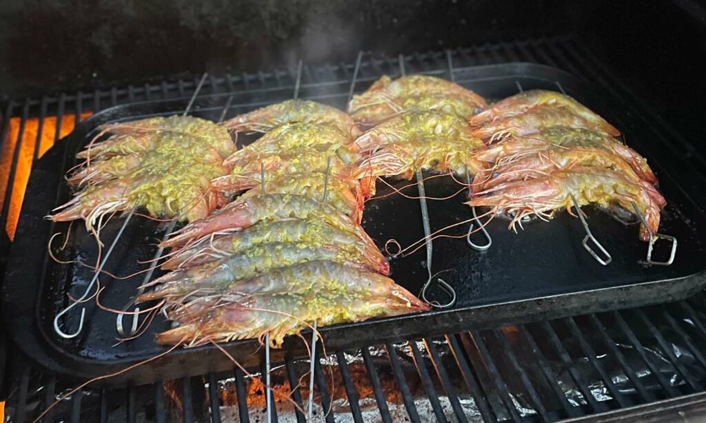 Gambas au beurre pimentée