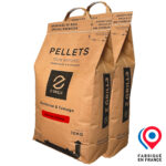 Lot de 2 sacs de pellets 10 kg - 100% Chêne français