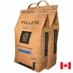 Lot de 2 sacs de pellets 10 kg - 100% Érable à sucre du Canada